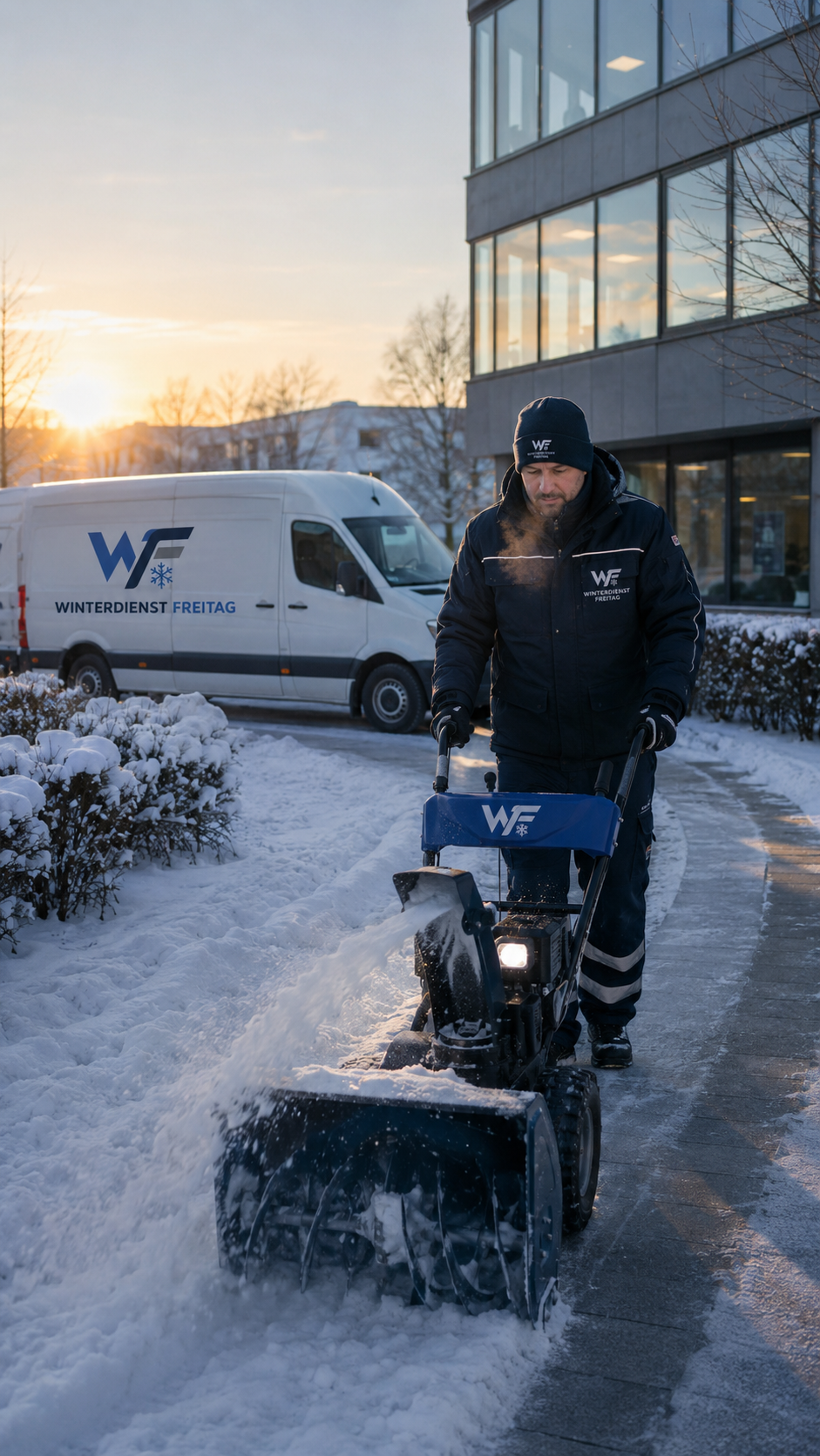 Winterdienst-Einsatz in Essen